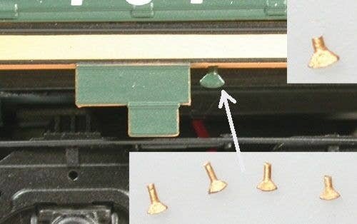 Cab Ground Light -- Unpainted Brass Casting pkg(4), HO, Cal Scale 590