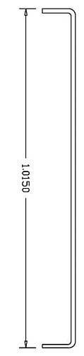 Grabs for EMD FT & F Unit Diesels pkg(12 .012′ Wire) -- Cab Door, HO, Cal Scale 503