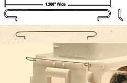 Grab Irons for RS Diesels -- Pilot pkg(4), HO, Cal Scale 530