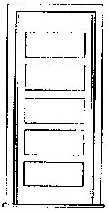 30′ 5-Panel Door -- With Frame, O, Grandt Line Products Inc 3602