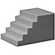 Concrete Staircase, HO, Pikestuff 1010