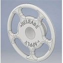 Loco Brake Wheel Kidney Bean -- 20′ Scale Diameter - Plastic pkg(2), HO, Cal Scale 190735