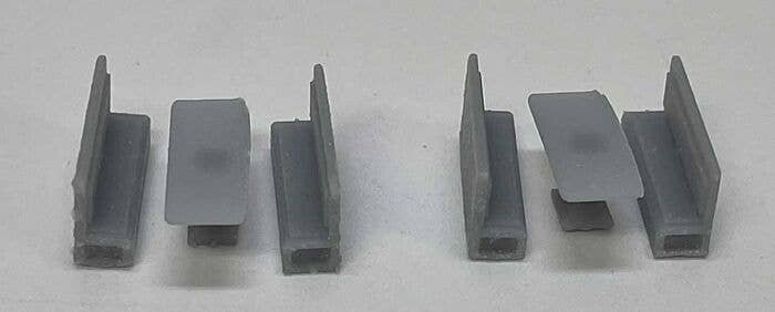 6′ Table and Booth Sets - 3D Printed Kit -- Unpainted 2 Sets, N, Phoenix Precision Models 30643