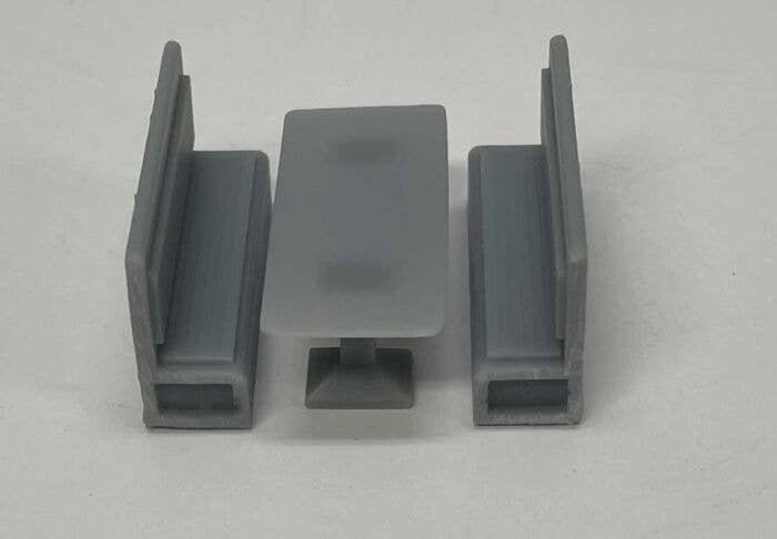6′ Table and Booth Set - 3D Printed Kit -- Unpainted, HO, Phoenix Precision Models 31643