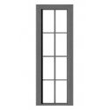 4 Over 4 Double-Hung Window with Precut Glazing -- 24 x 82′ pkg(6), O, Tichy Train Group 2085