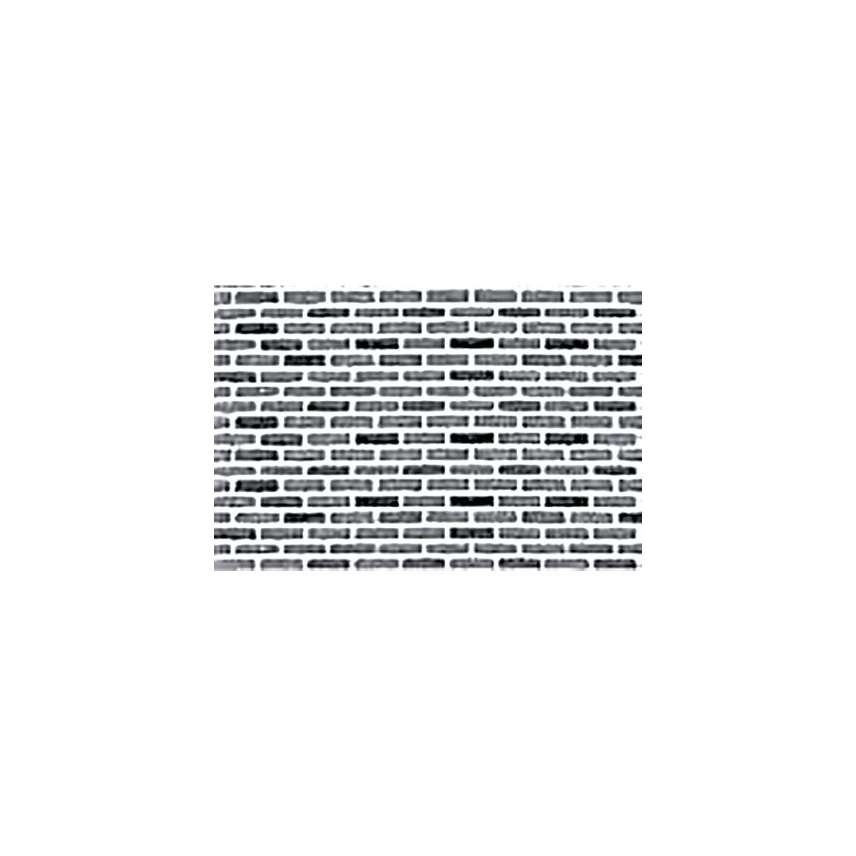 Patterned Plastic Sheet 2-Pack -- Brick 7-1/2 x 12′ 19.1 x 30.5cm, HO, JTT Miniature Tree 97422