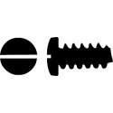 2 Self-Tapping Steel Sheet Metal Screws pkg(24) -- 1/4 x .088′ .64 x .22cm, All Scales, Walthers Tools & Screws 1190