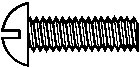 Nylon Round Head Machine Screws pkg(12) -- 2-56 5/8 x .086′ 1.59 x .22cm, All Scales, Walthers Tools & Screws 1177