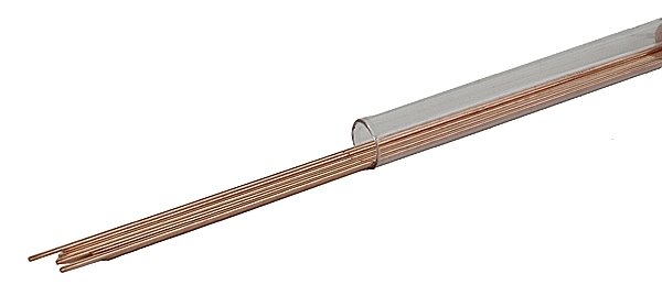 Phosphor-Bronze Wire - 8` 20.3cm Long -- .032` .08cm Diameter pkg(12), All Scales, Tichy Train Group 1105