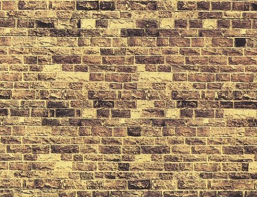 Stone Sheet - 12.5 x 5.9′ Card Stock -- Sandstone, HO, Noch Gmbh & Co 57570