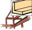 Wood Angles - 24` Long Strips -- 1/32 x 1/32` pkg(5), All Scales, Northeastern Scale Lumber 70499