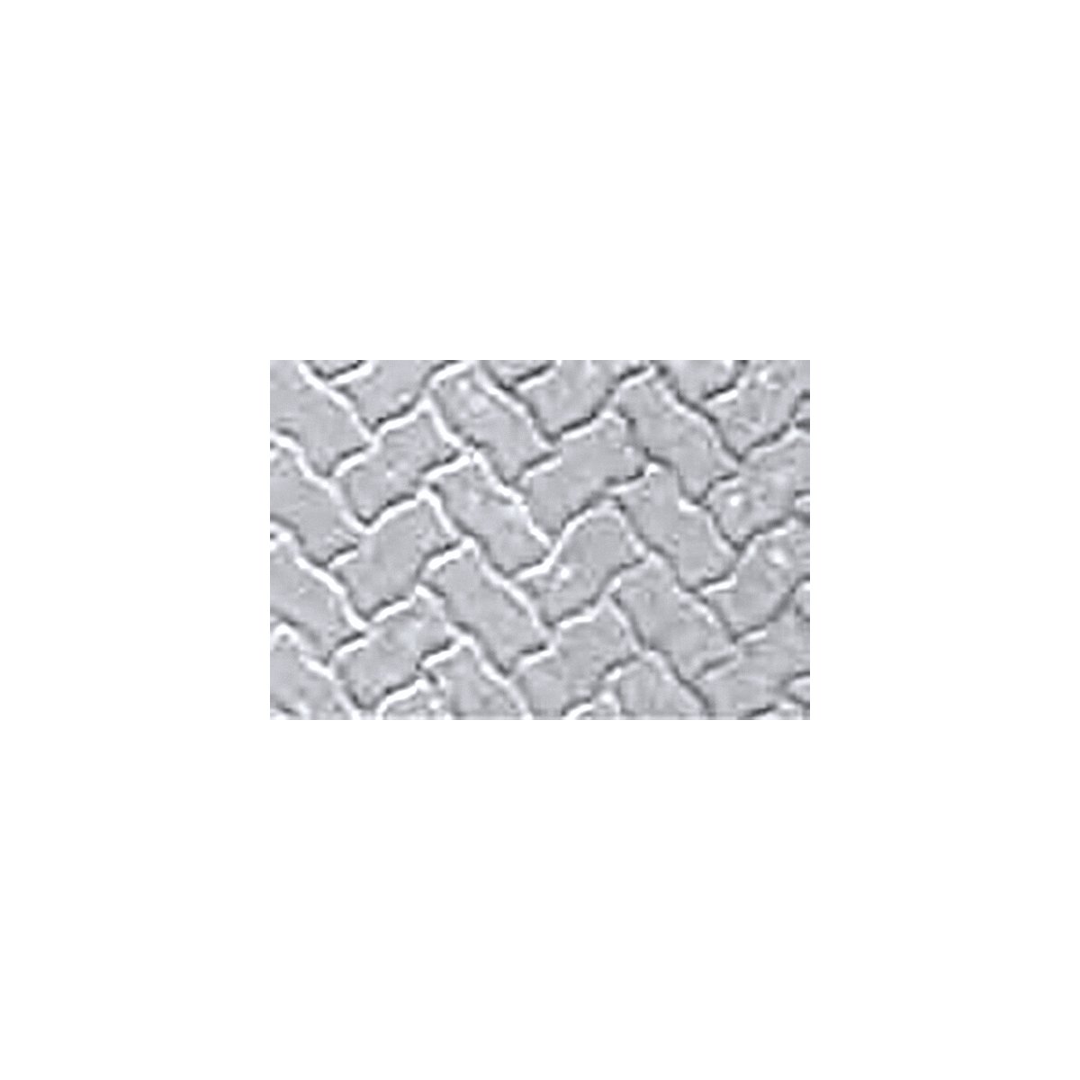 Patterned Plastic Sheet 2-Pack -- Interlocking Paving 7-1/2 x 12′ 19.1 x 30.5cm, HO, JTT Miniature Tree 97430