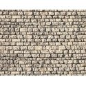 Stone Sheet - 12.5 x 5.9′ Card Stock -- Square Stone, HO, Noch Gmbh & Co 57560