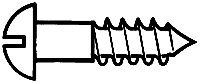 Brass or Brass-Plated Wood Screws pkg(24) -- 1 1/2 x .073′ 1.27 x .19cm, All Scales, Walthers Tools & Screws 1197
