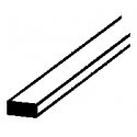 Styrene Plastic Strips -- .020 x .030 x 10′ .05 x .08 x 25.4cm pkg(10), All Scales, Plastruct Inc 90721