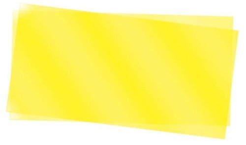 Transpartent Sheets pkg(2) - .010 x 6 x 12′ .025 x 15.2 x 30.5cm -- Yellow, All Scales, Evergreen Scale Models 9904
