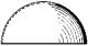 Acrylic Domes-Hemispherical -- 3/8′ Diameter, All Scales, Plastruct Inc 95841