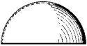 Acrylic Domes-Hemispherical -- 3/8′ Diameter, All Scales, Plastruct Inc 95841