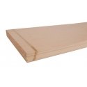 Basswood Sheets 24` 61cm Long x 8` 20.3cm Wide -- Each 3/32` 2.4mm Thick pkg(1, All Scales, Midwest Products Co Inc 4131