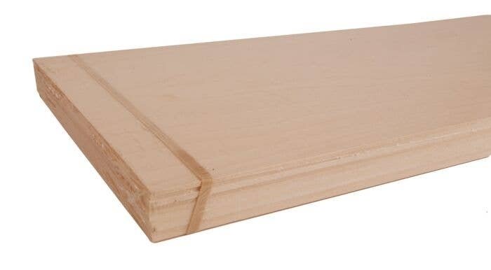 Basswood Sheets 24` 61cm Long x 8` 20.3cm Wide -- Each 3/32` 2.4mm Thick pkg(1, All Scales, Midwest Products Co Inc 4131