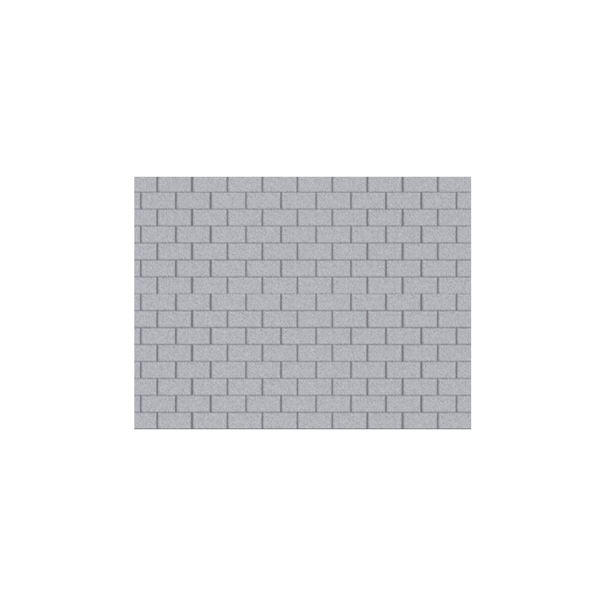 Patterned Plastic Sheet 2-Pack -- Concrete Block 7-1/2 x 12′ 19.1 x 30.5cm, TT, JTT Miniature Tree 97463