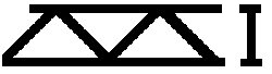 ABS Open Web Truss, Warren Style 2 -- 1/8 x 6′, All Scales, Plastruct Inc 90401
