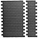 Concrete Block Walls -- 14-1/2 x 9-1/4′, HO, Pikestuff 1006