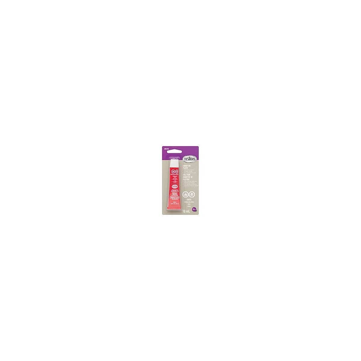 Cement for Plastics - Carded -- 5/8oz 18mL, All Scales, Testor Corp 281218