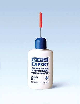 Expert Liquid Cement -- .9oz 25g, All Scales, Faller Gmbh 170492