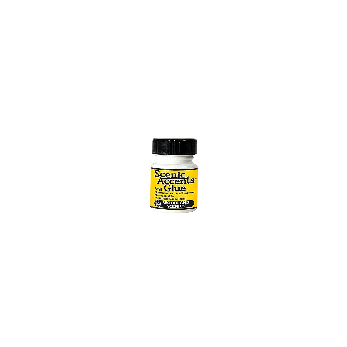 Scenic Accents Glue(TM) -- 1.25oz 37mL, All Scales, Woodland Scenics 198