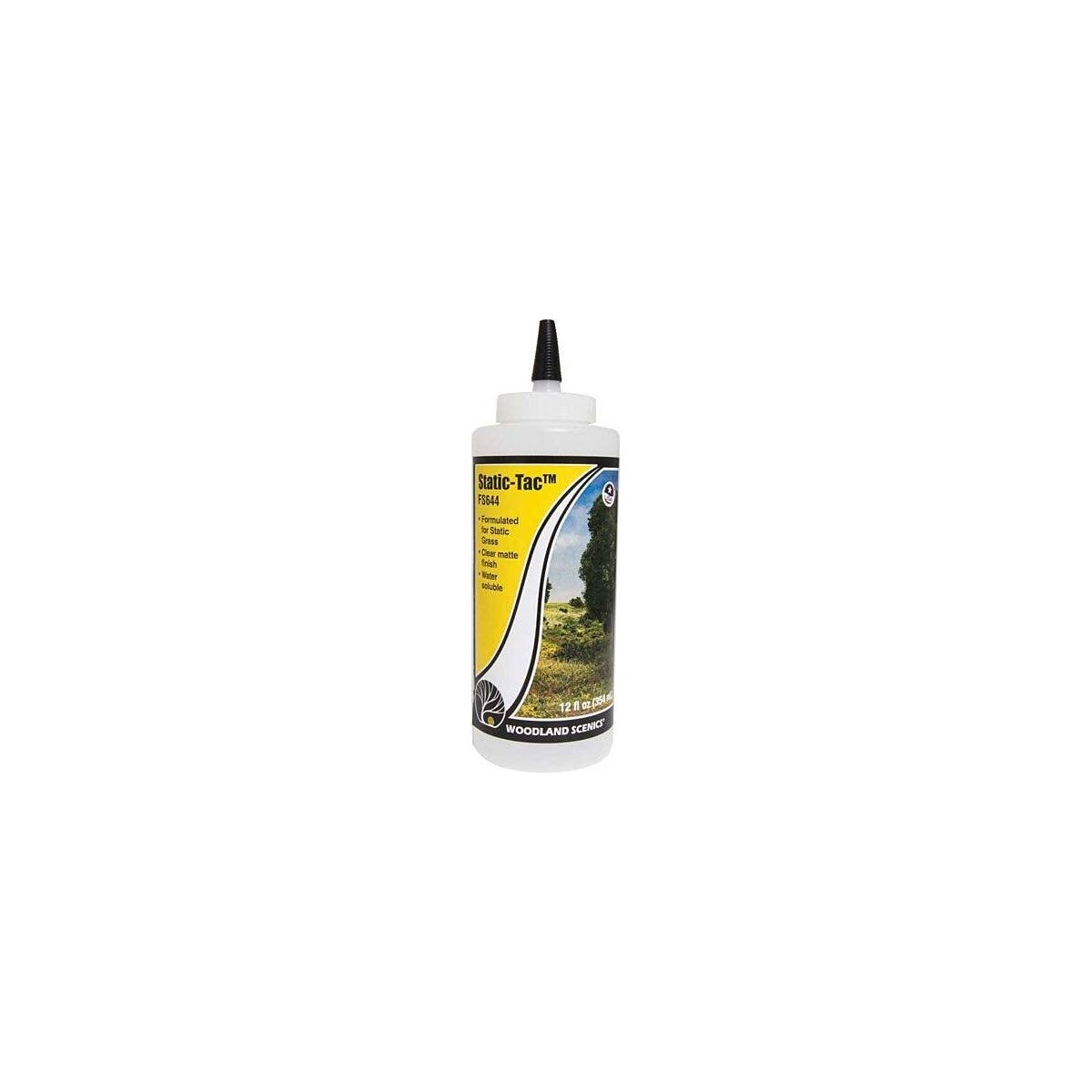 Static-Tac(TM) - Field System -- 12oz 118 mL, All Scales, Woodland Scenics 644