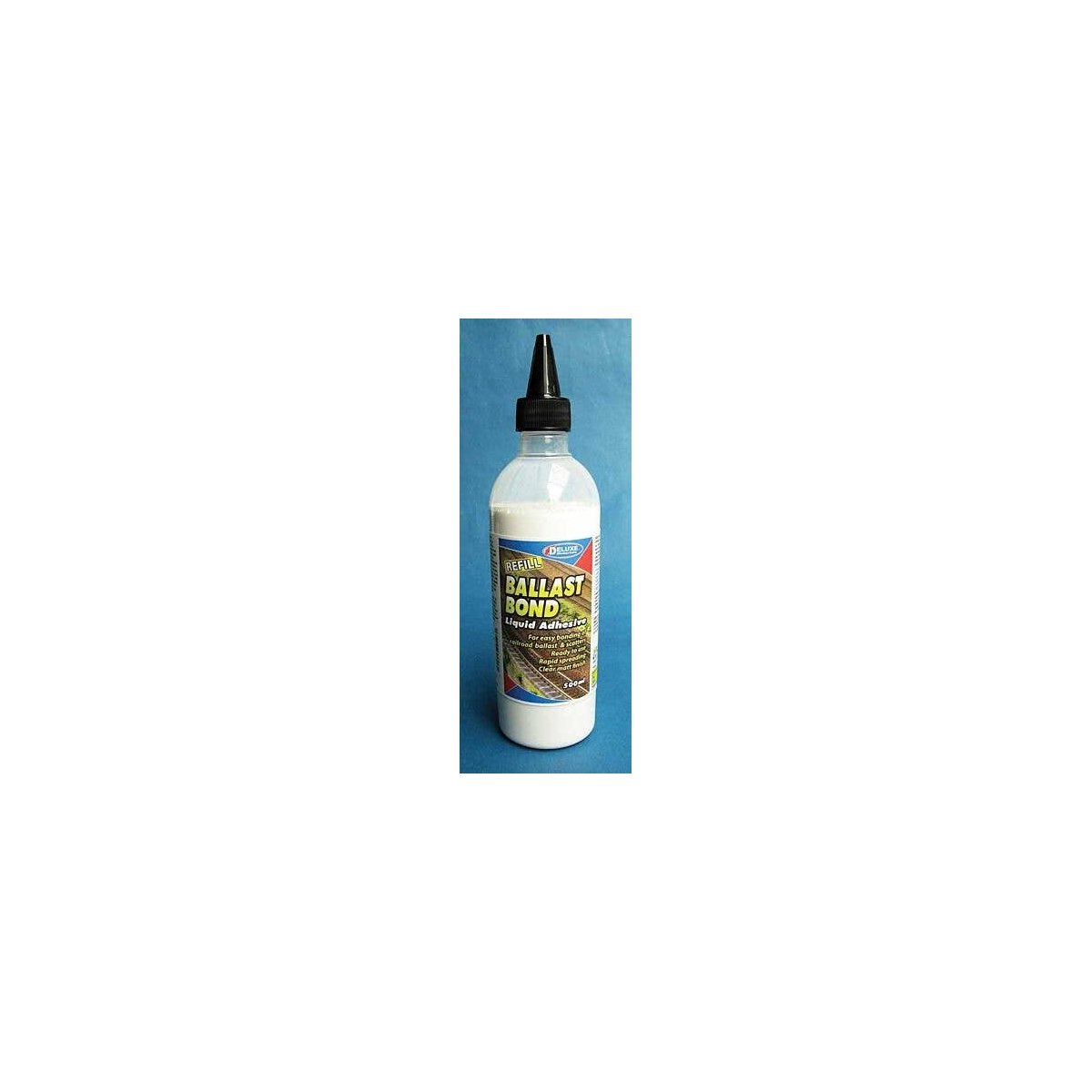 Ballast Bond Liquid Adhesive -- 17oz 500mL, All Scales, Deluxe Materials Ltd AD84