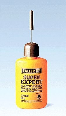 Super EXPERT Cement -- .9oz 25g, All Scales, Faller Gmbh 170490