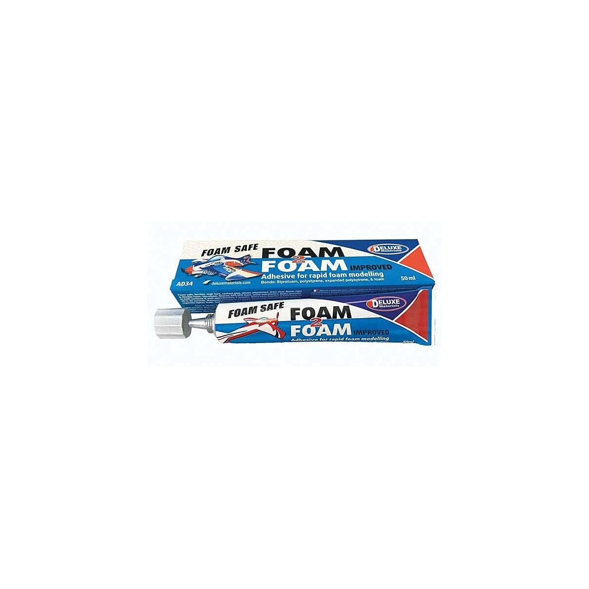 Foam-2-Foam Adhesive -- 1.7oz 50mL, All Scales, Deluxe Materials Ltd AD34
