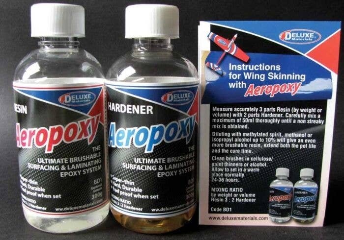 Aeropoxy Laminating Resin -- 10.6oz 300g, All Scales, Deluxe Materials Ltd BD1