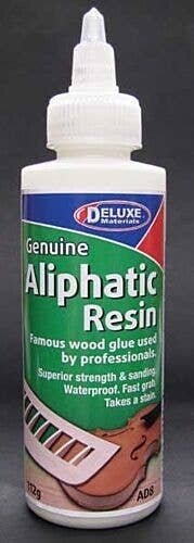 Aliphatic Resin Yellow Wood Glue -- 4oz 112g, All Scales, Deluxe Materials Ltd AD8
