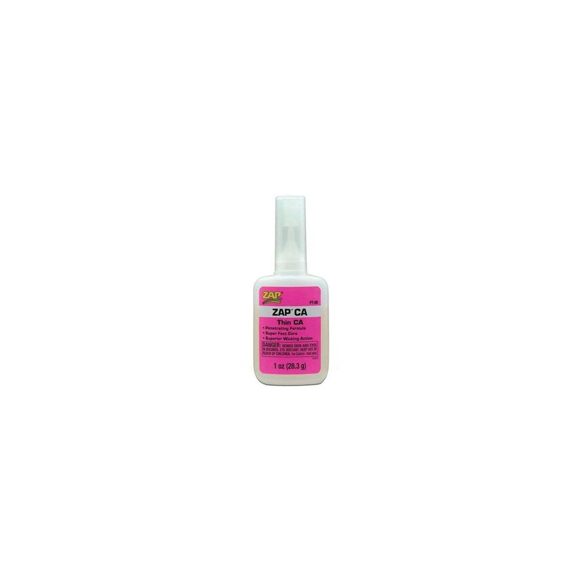 ZAP/CA Super-Thin Instant Adhesive -- 1oz 29.6mL, All Scales, Robart Mfg Inc 430