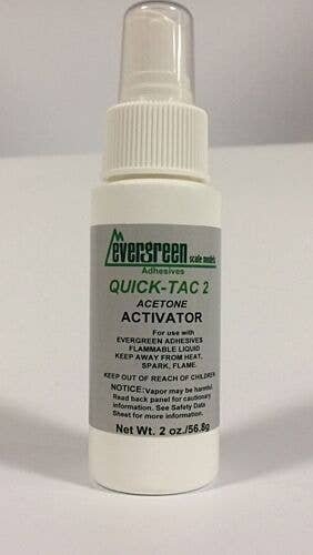 Cyanoacrylate CA Accelerator -- 2oz 59.1mL, All Scales, Evergreen Scale Models 68