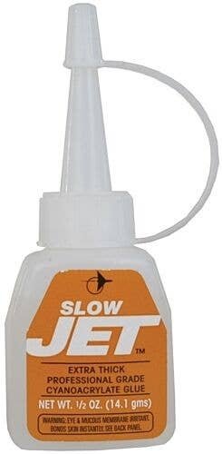 Slow Jet(TM) Adhesive -- 1/2oz 14.8mL Bottle, All Scales, CGM Enterprises 772