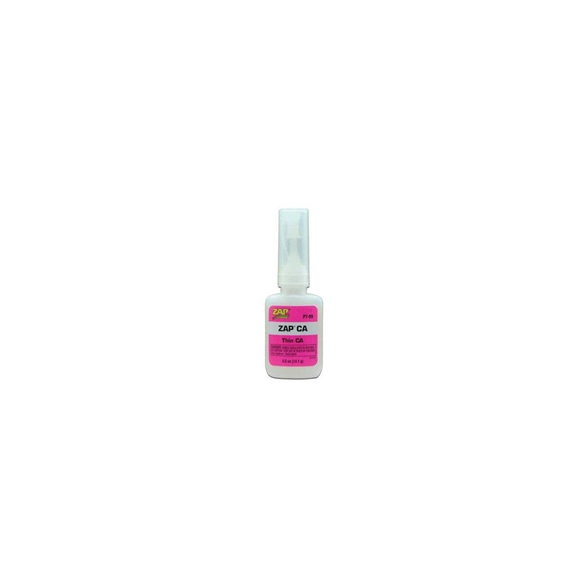 ZAP/CA Super-Thin Instant Adhesive -- 1/2oz 14.8mL, All Scales, Robart Mfg Inc 432
