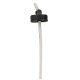 Non-Rusting Jar Adaptor for Floquil 28mm Jars (Plastic w/4-1/2′ Tube) -- Fits Badger, All Scales, Badger Air Brush Co 51229