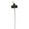 Non-Rusting Jar Adaptor for Floquil 28mm Jars (Plastic w/4-1/2′ Tube) -- Fits Badger, All Scales, Badger Air Brush Co 51229