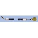 Airbrush Accessories -- Air Hose Braided w/Connections 10′ Heavy Duty, All Scales, Badger Air Brush Co 502011
