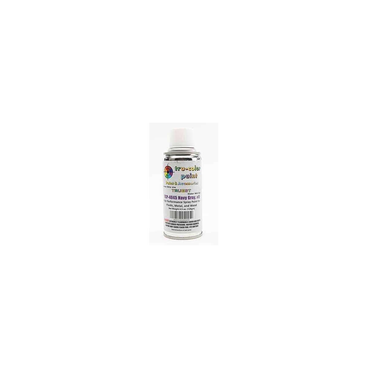 Aerosol Spray Paint - 4.5oz 135mL Can -- Matte Navy Gray No. 5, All Scales, Tru-Color Paint 4045