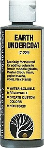Earth Colors Liquid Pigment(TM) - 8oz 237mL Bottle -- Earth, All Scales, Woodland Scenics 1229