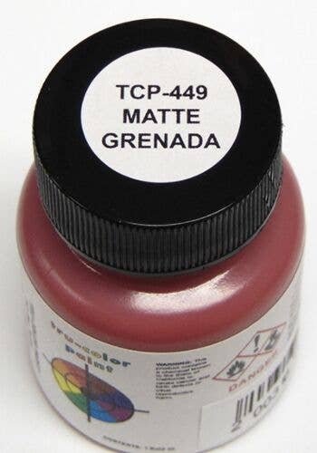 Sprayable Matte Paints - 1oz 29.6mL -- Exterior Wall - Granada, All Scales, Tru-Color Paint 449