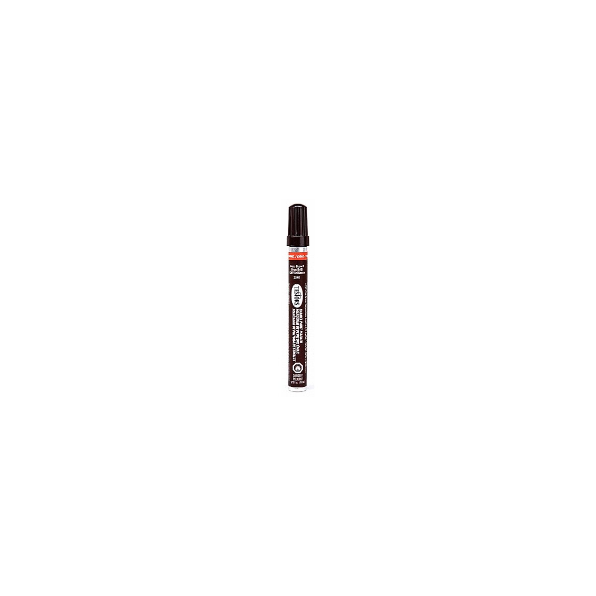 Enamel Paint Markers - 1/3oz 9.9mL -- Brown (Gloss), All Scales, Testor Corp 2540