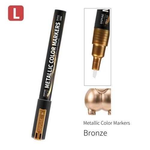 Super Metallic Color Paint Marker -- Bronze, All Scales, DSPIAE MKA12