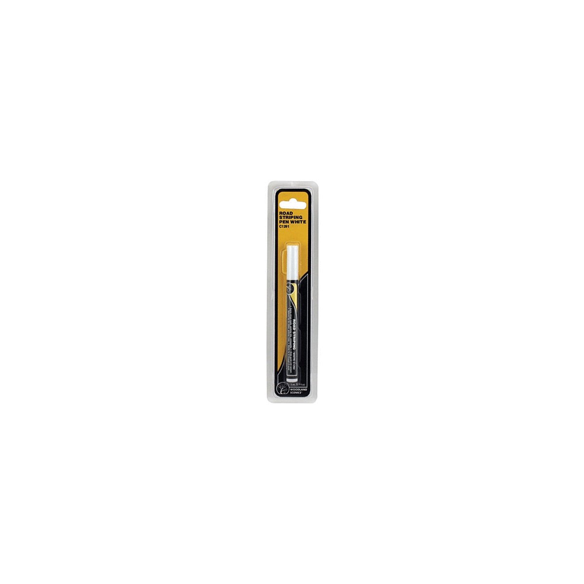 Road Striping Pen -- White, All Scales, Woodland Scenics 1291