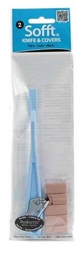 Panpastel Sofft Knife & Covers -- No. 2 Flat 1/5, All Scales, Pan Pastel 65002